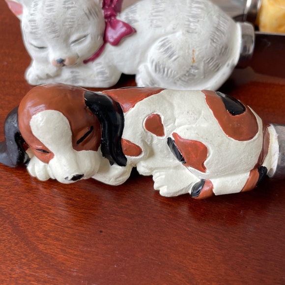 Vintage Green Flat wine Bottle Cheese Plates with Four Cheese Utensils. - Picture 7 of 10